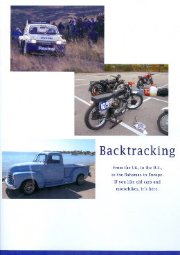 Backtracking DVD - Front Cover