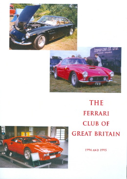 The Ferrari Club of Great Britain DVD - Front Cover